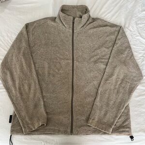 Columbia Men's Beige Zip-Up Sweater